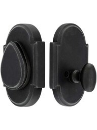 Solid Bronze Arched Single-Cylinder Deadbolt.